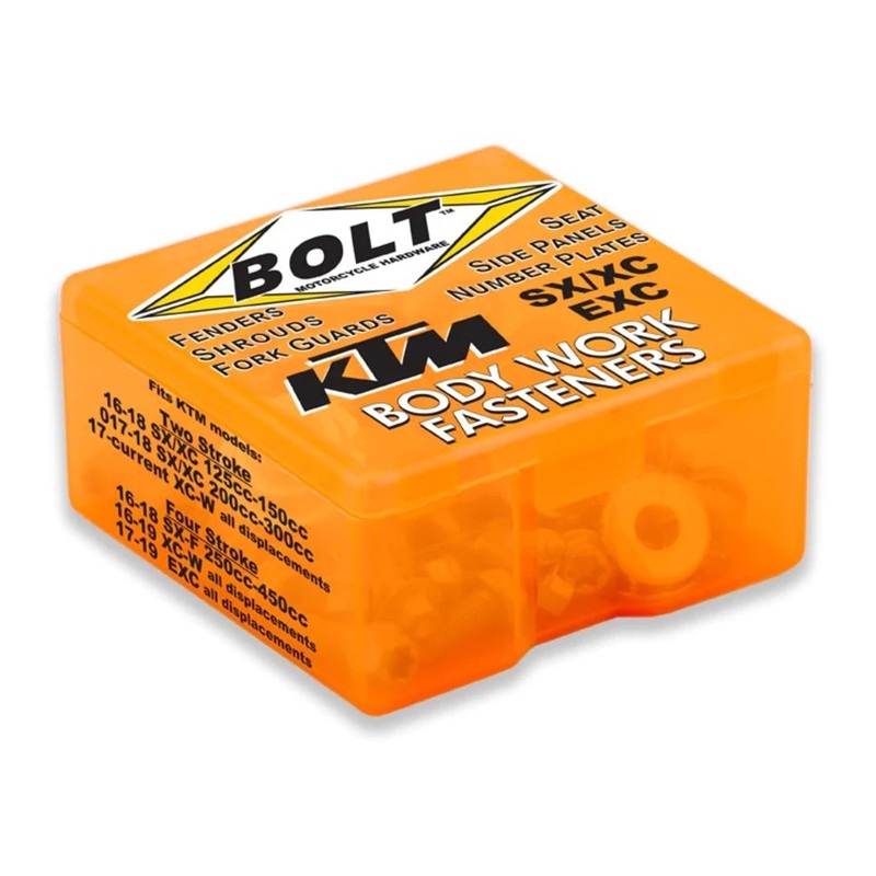 BOLT PLASTICS FASTENER KIT KTM SX/XC 16- / EXC/XC-W 17-
