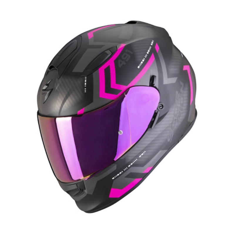 Scorpion EXO-491 SPIN - Matte Black/Pink