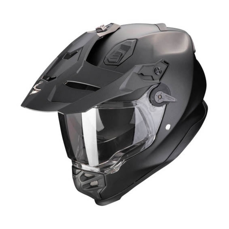 Scorpion EXO ADF-9000 AIR SOLID - Matt Pearl Black