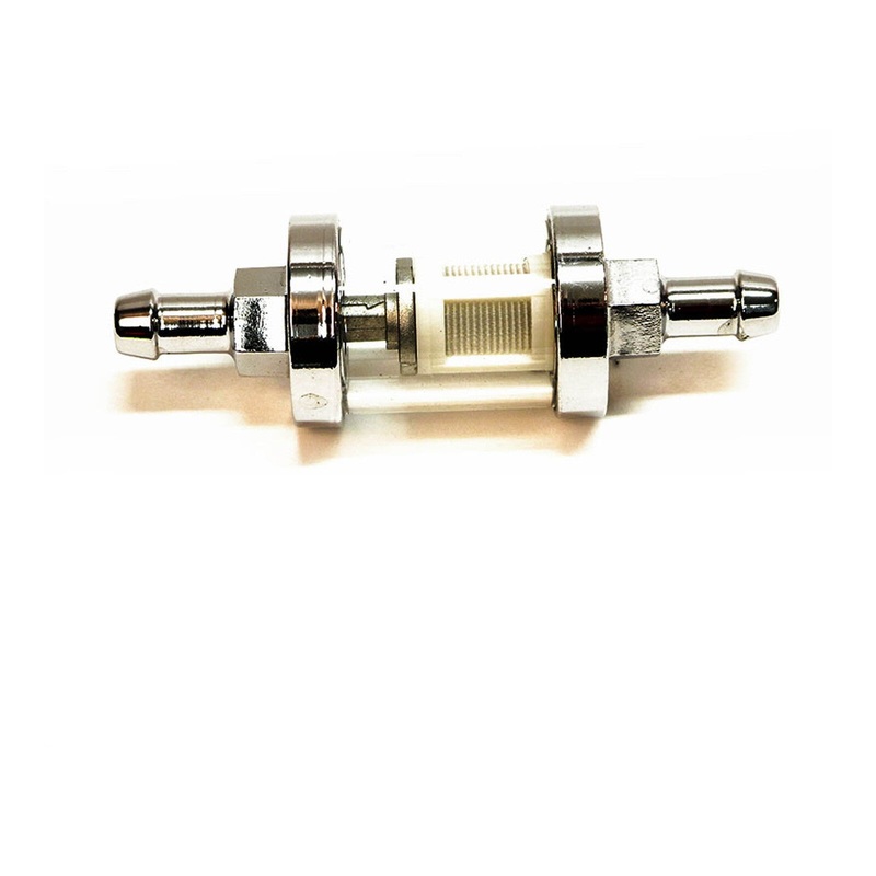WHITES FUEL FILTER GLASS FOR 1/4" HOSE (6mm)