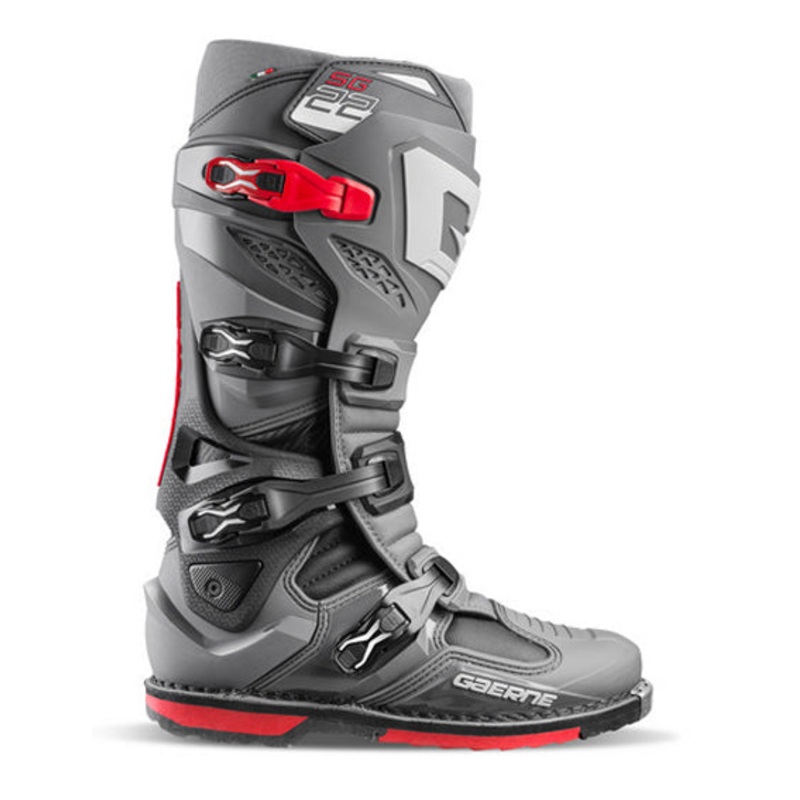 Gaerne SG22 Anthracite/Black/Red - MX