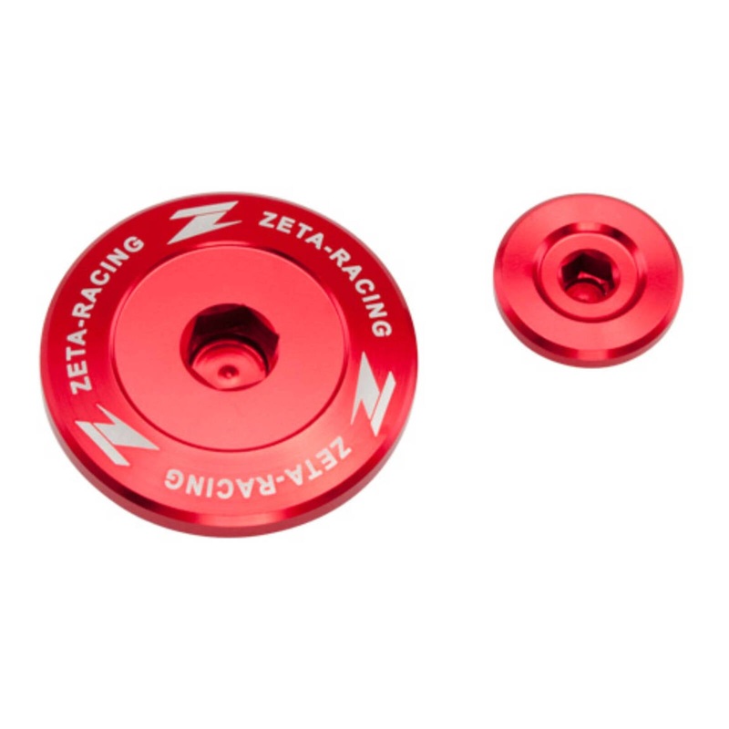 Zeta Engine Plugs Yamaha YZ250F '14-, YZ450F '14- Red