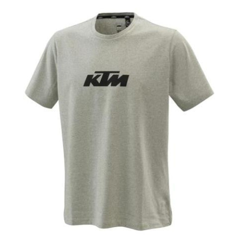 PURE LOGO TEE GREY MELANGE