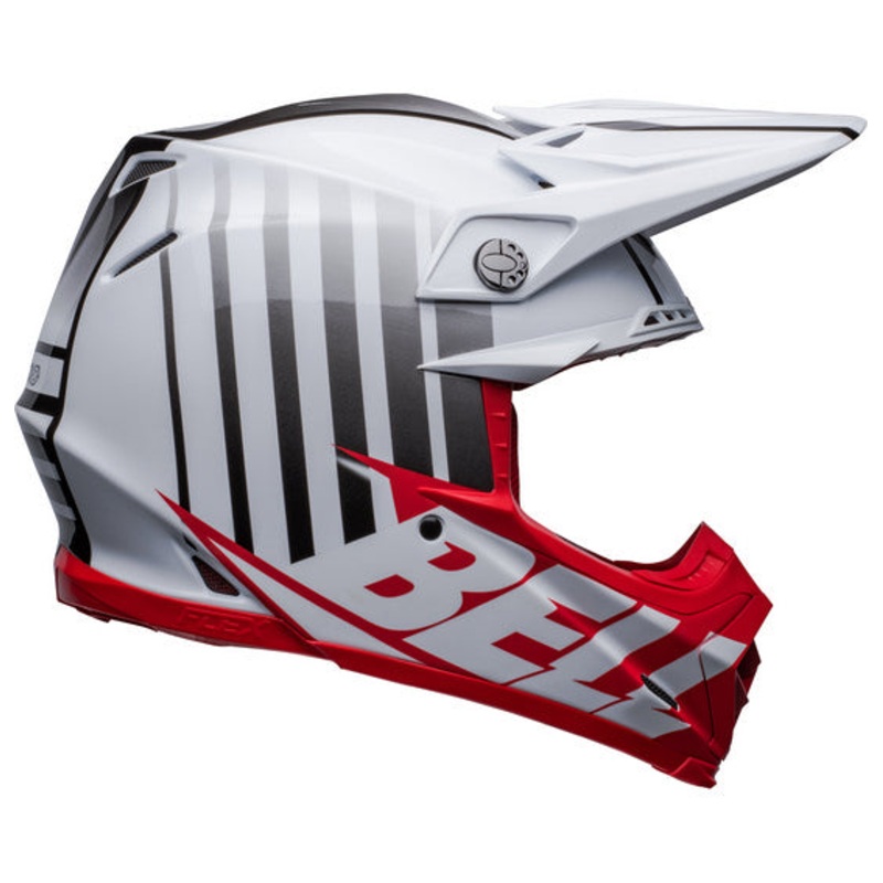 Bell MOTO-9S FLEX Sprint Matte Gloss White/Red