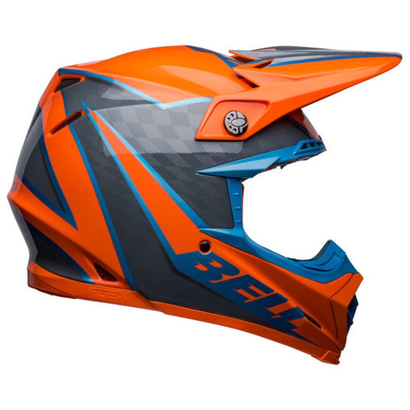 Bell MOTO-9S FLEX Sprite Gloss Orange/Grey