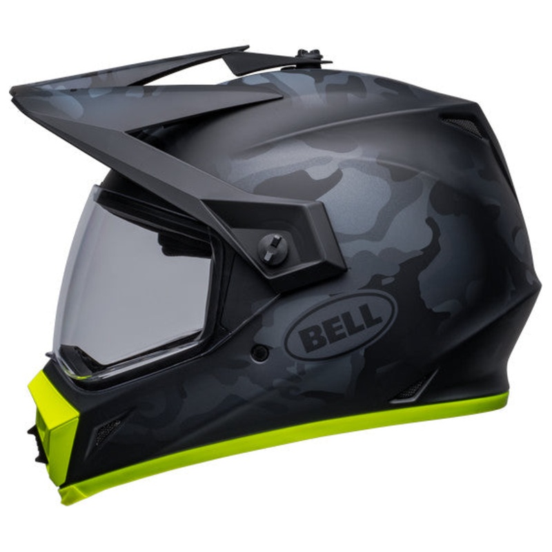 Bell MX-9 ADV MIPS Stealth Camo Matte Black/Hi-Viz Yel