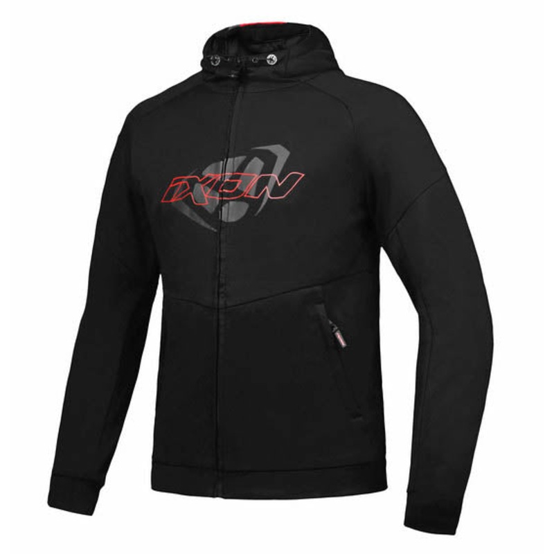 Ixon TOUCHDOWN Hoodie Blk/Red - Urban CE Certified