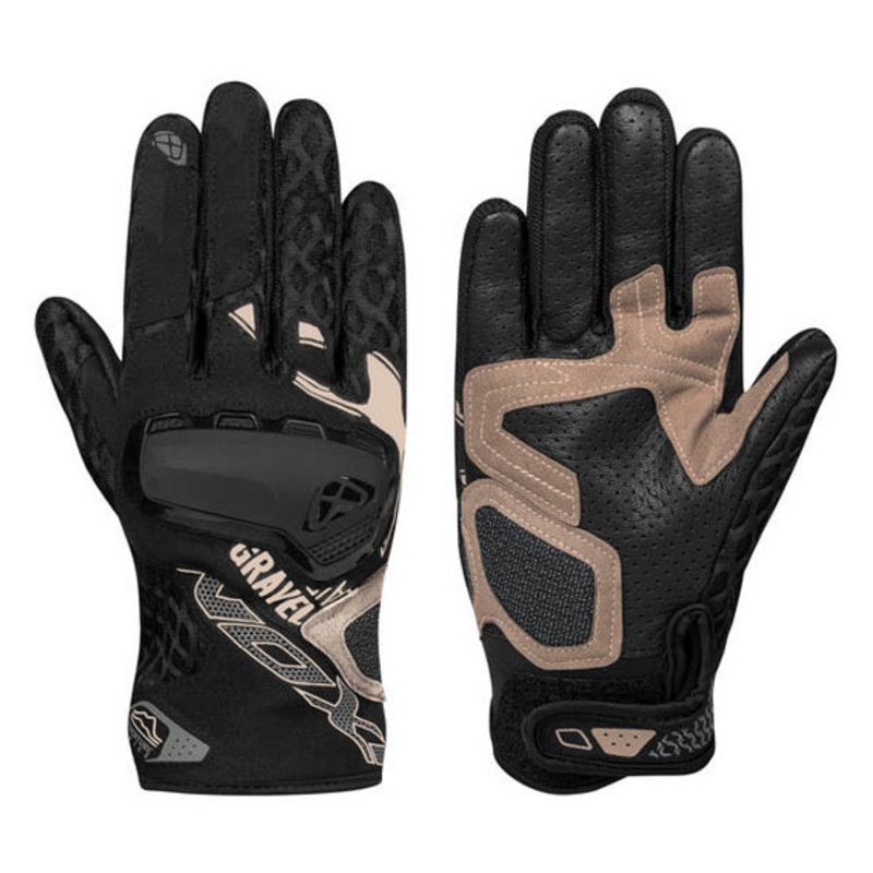 Ixon GRAVEL AIR Glove Blk/Sand - Lightweight Adventure