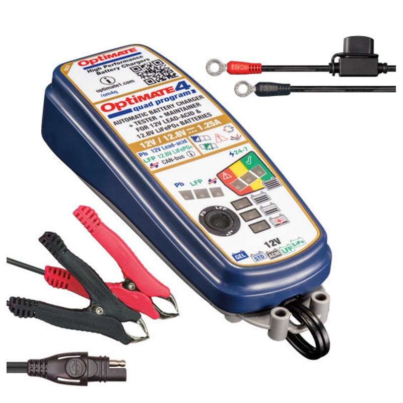 OptiMate 4 Quad Program - Battery Charger (Gold)