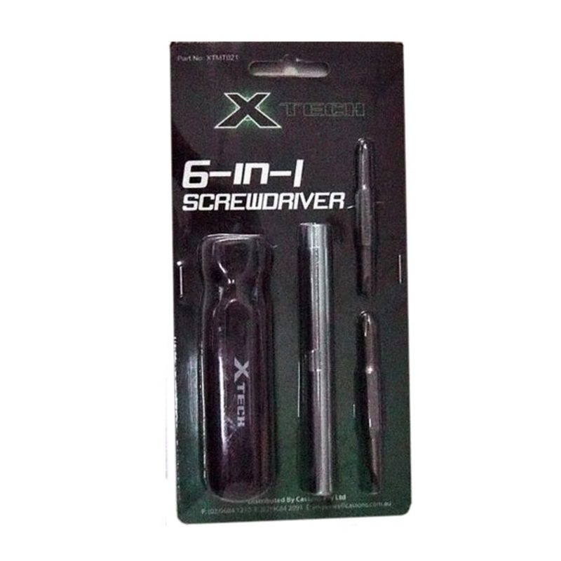 X-TECH Screwdriver 6-in-1