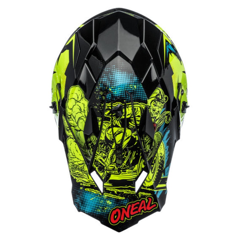 O'Neal Youth 2SRS VILLIAN Helmet - Neon Yellow