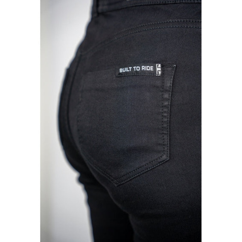 Bull-It Fury Black Skinny Motorcycle Jean (A) - LADIES
