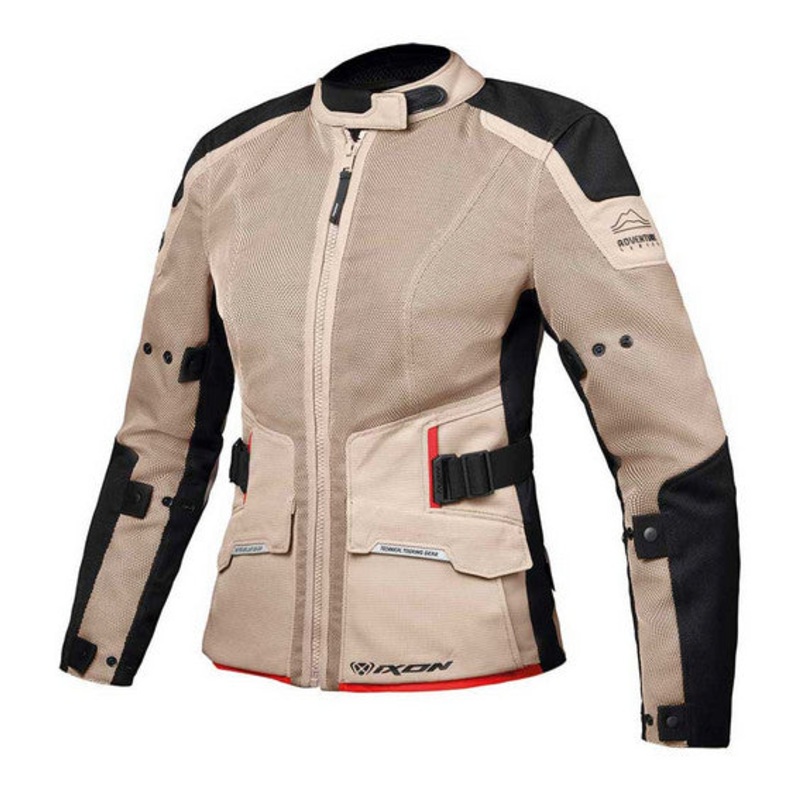 Ixon M-NJORD Lady Jacket Snd/Blk/Red - Touring Ventilated