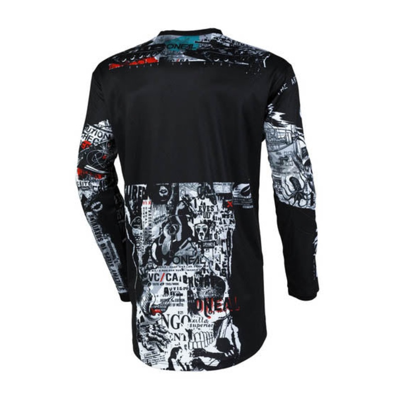 O'Neal 2025 ELEMENT Attack Jersey - Black/White
