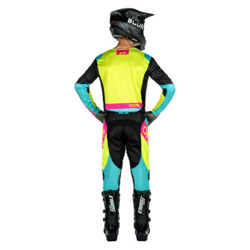 O'Neal 2025 HARDWEAR AIR Slam Pant - Black/Neon/Pink