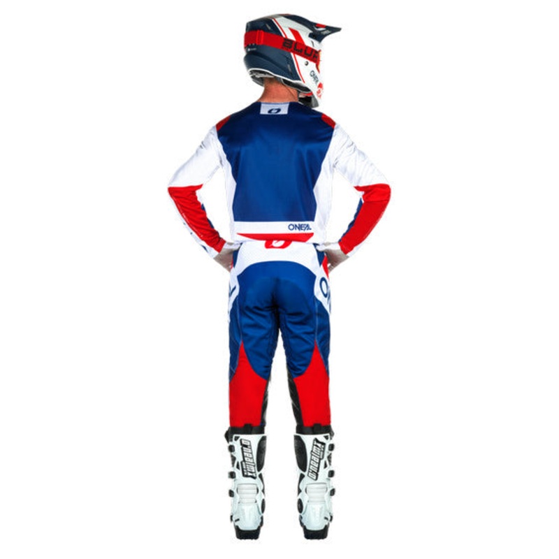 O'Neal 2025 HARDWEAR AIR Slam Pant - White/Blue/Red