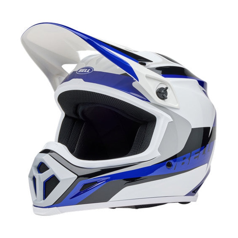 Bell MX-9 MIPS Rift Blue/White