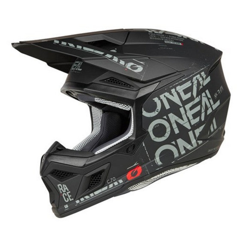 O'Neal 2025 3SRS STATIC Helmet - Black/Grey