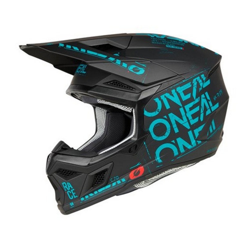 O'Neal 2025 3SRS STATIC Helmet - Black/Teal