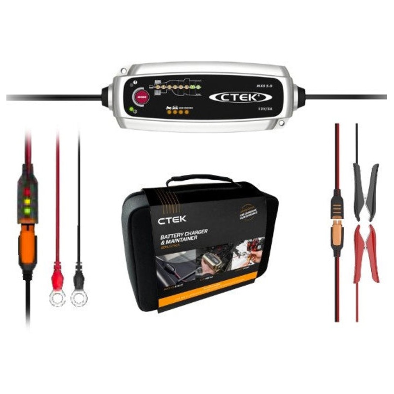CTEK MXS 5.0 Battery Charger Bundle - PROMO PACK