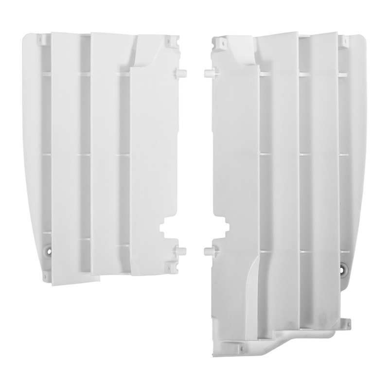 Polisport Radiator Louvers Suzuki RMZ450 ('08-'16) - White